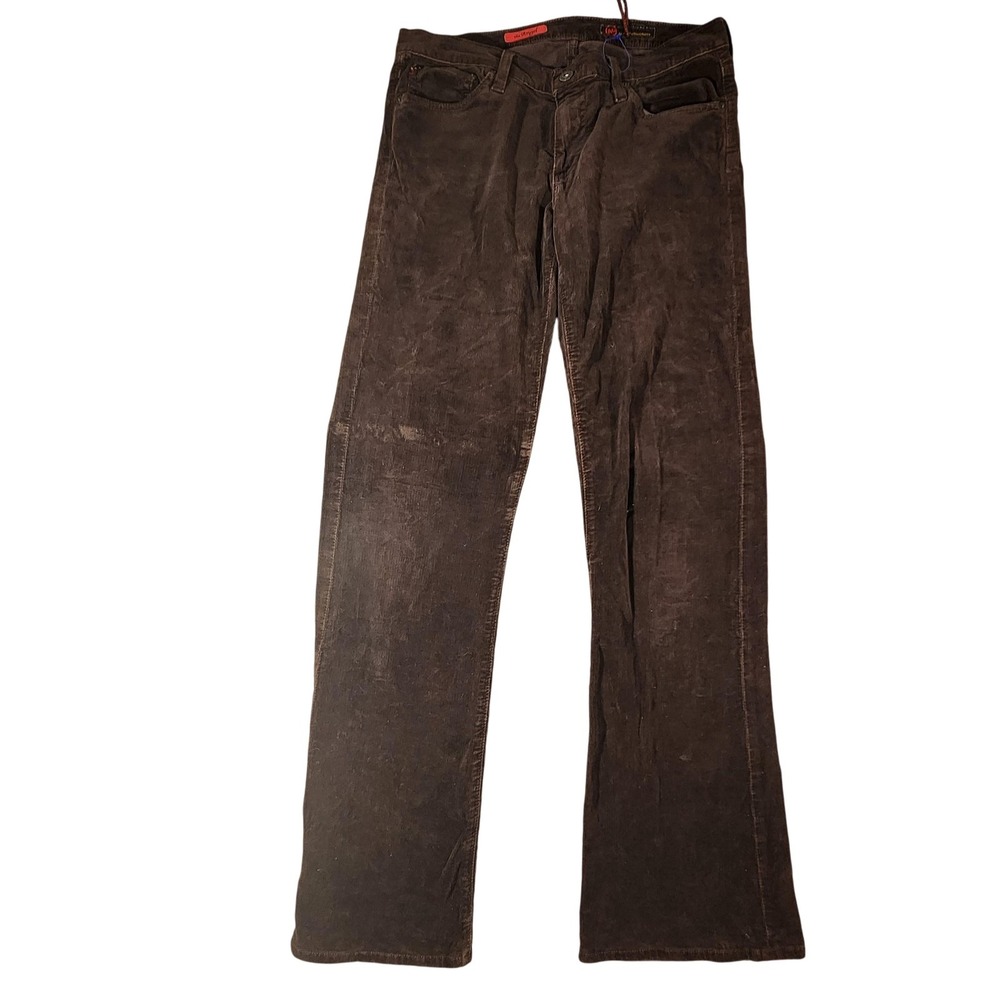 Vintage Adriano Goldschmied Angel Pants Womens 29R Brown Corduroy‎ Bootcut USA